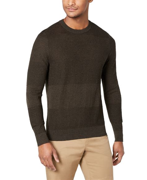 michael kors olive mnlx sweater mens|Michael Michael Kors Men's Crew.